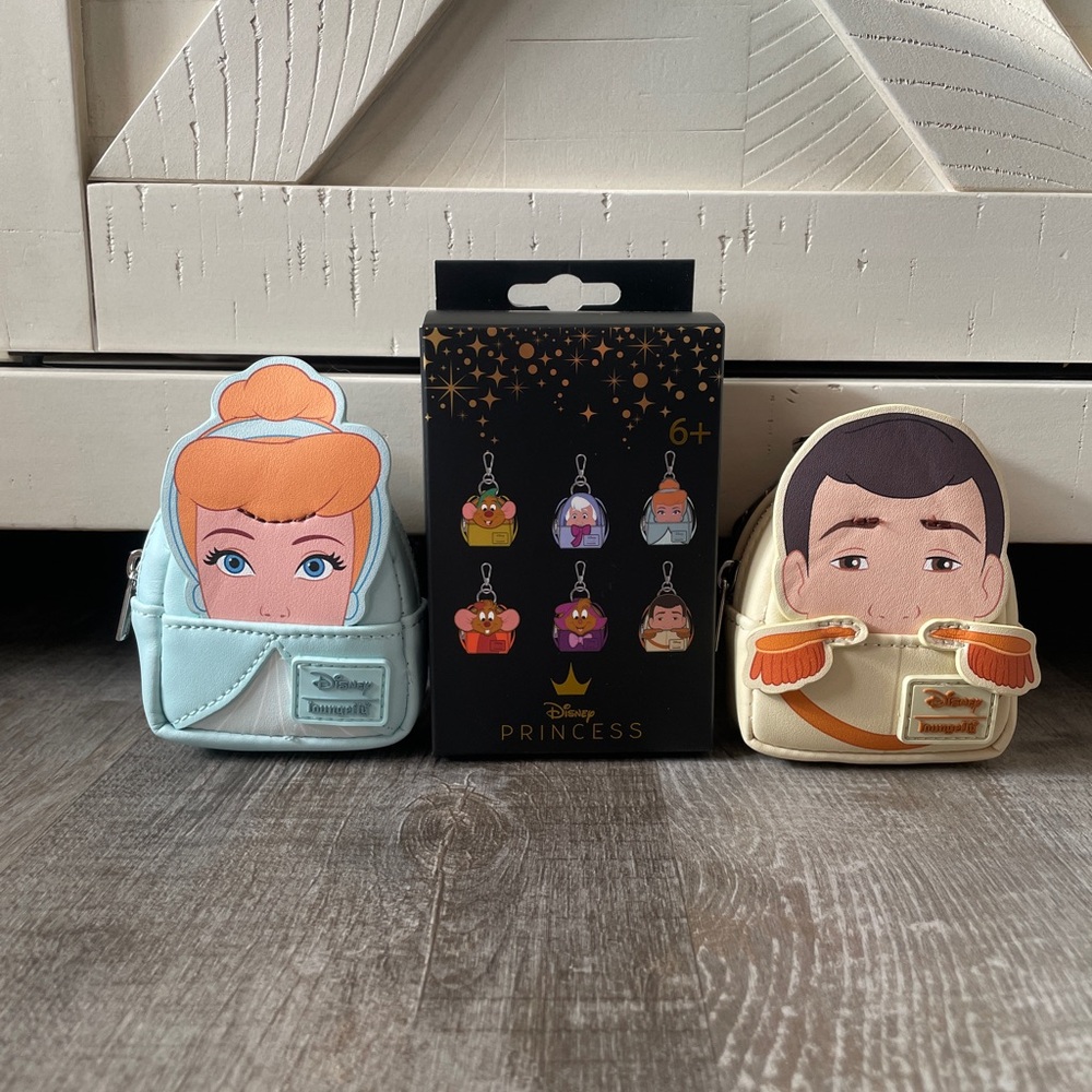 Disney Princess Keychain Set - Blue and Cream